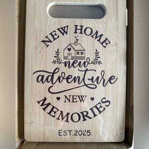 New Home Adventure Cutting Board